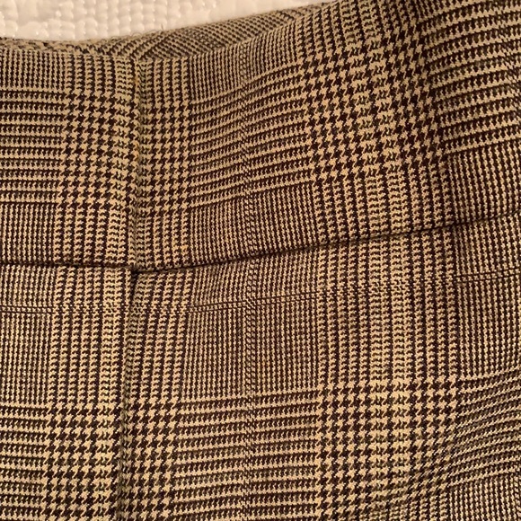 Ann Taylor wool glen plaid trousers - Picture 5 of 7